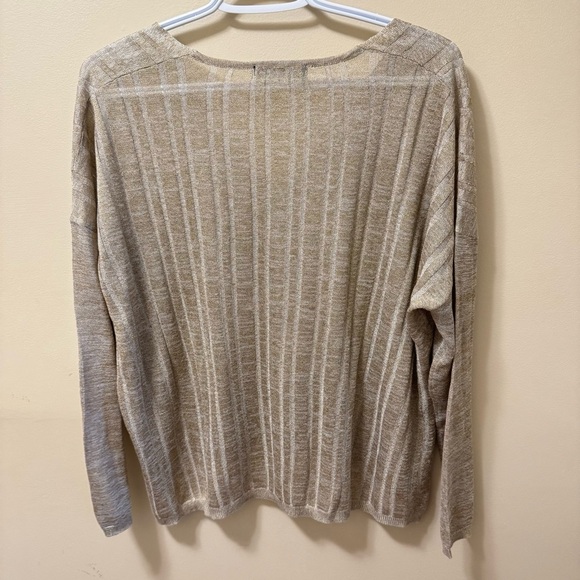 Mango V-Neck Beige Sweater - Picture 5 of 5